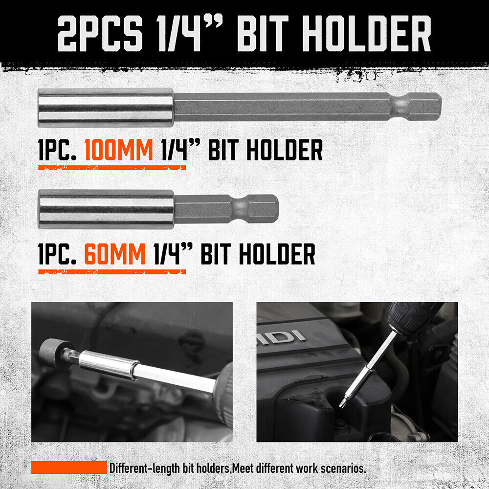 219-Piece Detailed Security Bit Set including Various Screwdriver, Hex, Torx, and Tamper-Proof Bits