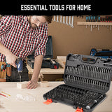 219-Piece Detailed Security Bit Set including Various Screwdriver, Hex, Torx, and Tamper-Proof Bits