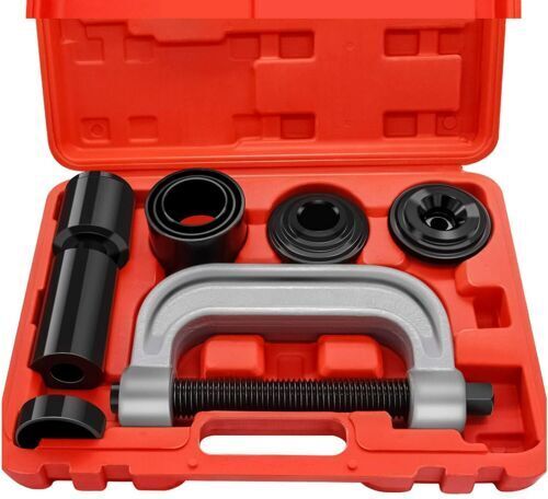 10-Piece Ball Joint Removal and Press Service Tool Kit with Case for 4x4 Vehicle Repairs