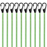 48" Bungee Cords with Carabiner Clips 10PCS Heavy Duty