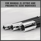 3-piece flexible socket extension bar set with 1/4, 3/8 and 1/2 inch drive locking flex shaft adapters for ratchets and socket tools