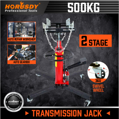 Hydraulic Transmission Jack Stand with 360 Degree Rotation and Adjustable Height for Engine Lifting