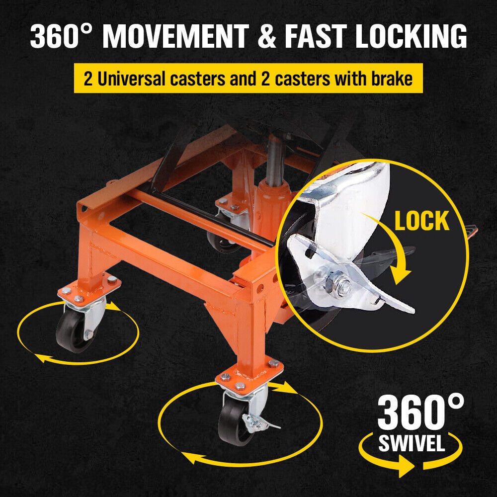 Hydraulic Motorcycle Lifter with 350 LBS Loading Capacity