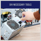 Durable 12-Piece Screwdriver Set with Double-Sided Bits Made from Chrome Vanadium Molybdenum Steel