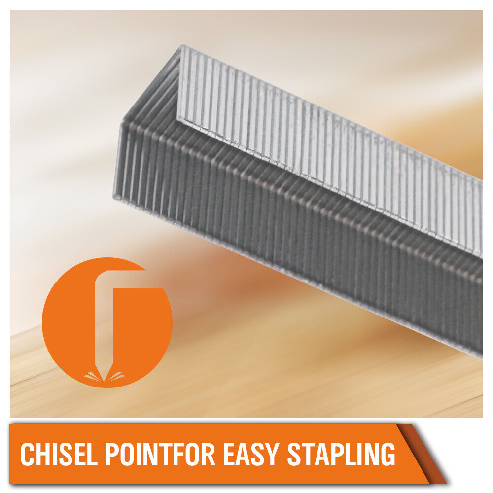 Bulk Pack of 6300 Door-Shaped Staples in 6mm, 8mm, 10mm Sizes - Ideal for Staple Guns in Upholstery Work