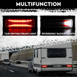 HORUSDY 16 LED Trailer Lights featuring Dynamic Flowing Turn Signal, Brake, Reverse, and Tail Lights with Waterproof IP67 and ADR Compliance