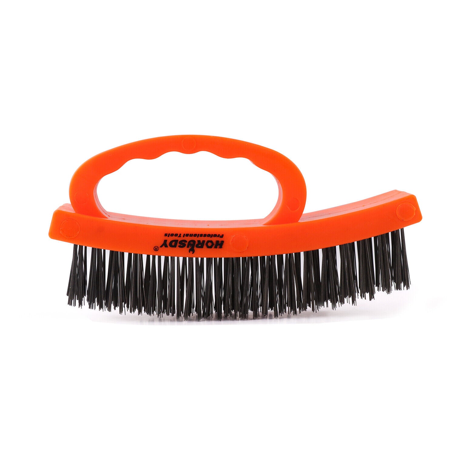 Stainless steel wire brush, 165CM length with a comfortable grip handle for effective cleaning on hard surfaces