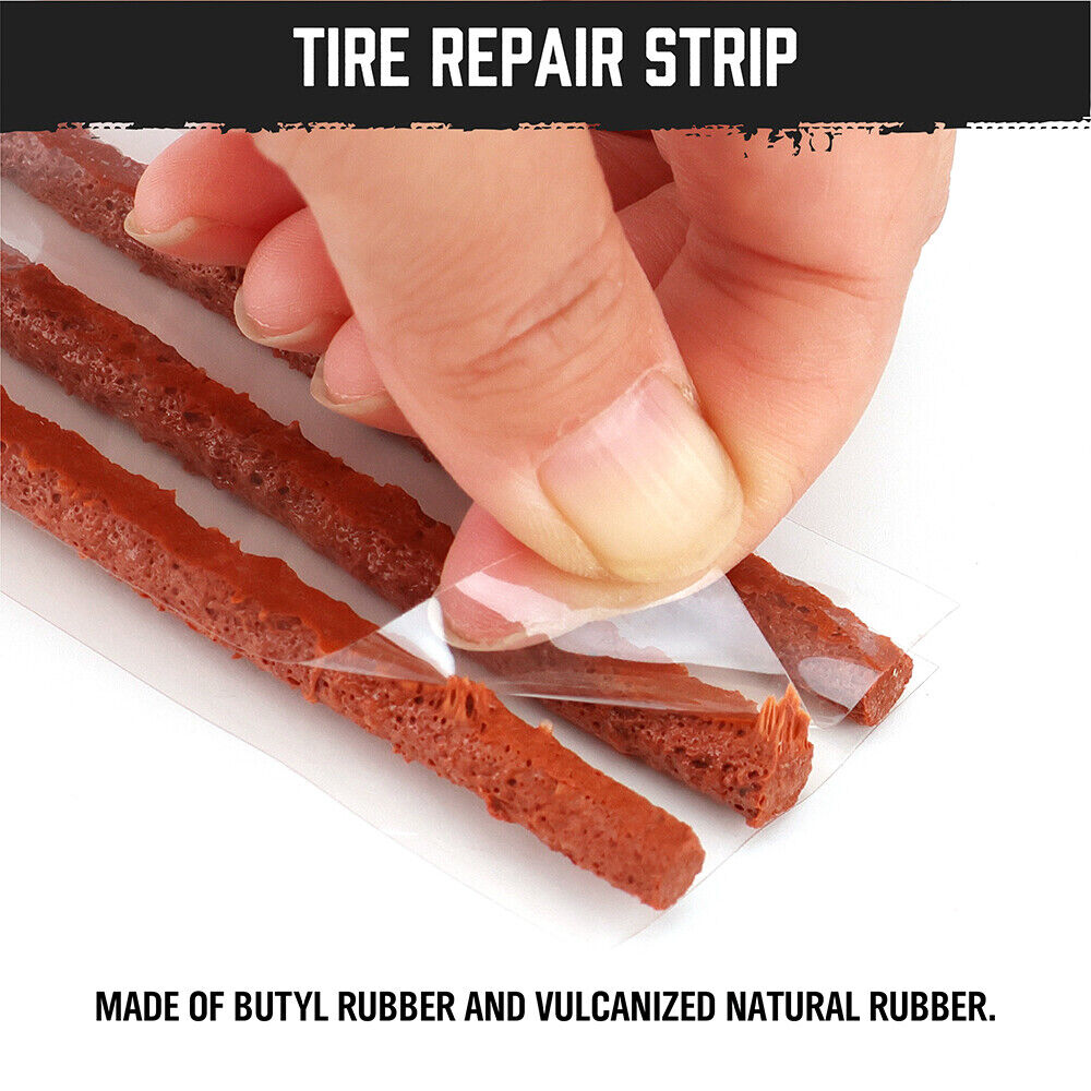 Tyre Repair Kit with Tools and Instructions