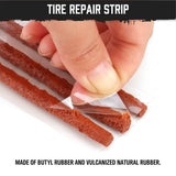 Tyre Repair Kit with Tools and Instructions