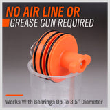 Durable Automotive Bearing Grease Packer - Transparent and Impact-Resistant Cup, Suitable for Bearings up to 95mm Diameter