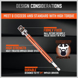 HORUSDY 6-Piece Impact Grade Power Drill Sockets Adapter Set