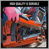 Durable 335mm Brass Wire Brush with Ergonomic Rubber Handle for Cleaning and Scrubbing