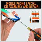 Versatile 26-Piece Precision Screwdriver Set with Magnetic Pickup Tool and Multiple Bit Types