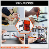 HORUSDY 6-Piece Precision Insulated Magnetic Screwdriver Set - 1000V Safety Rated, Slotted and Phillips Heads, Durable and Rust-Resistant