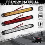 HORUSDY 6Pc 15 LED Tail Lights