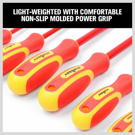 6pc Insulated Screwdriver Set with Magnetic Tips and VDE 1000V Rating