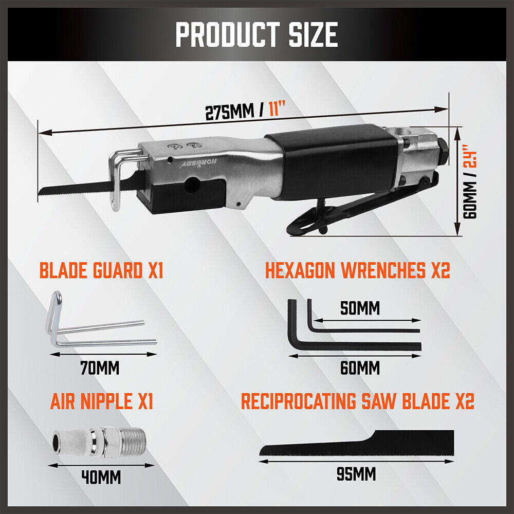Pneumatic Reciprocating Hack Saw Air Cut Off Tool