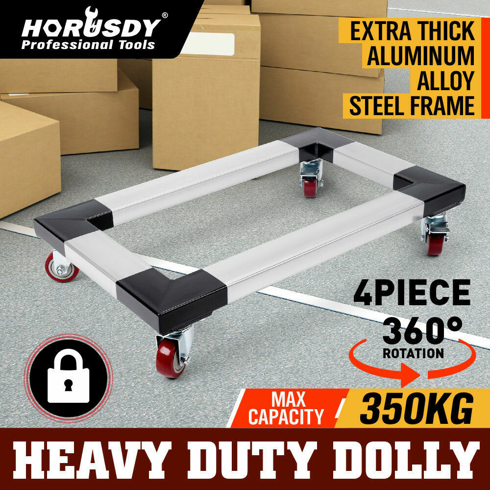 Robust Workshop Platform Dolly Cart - 350kg Load, 360-Degree Rotating Wheels, Ideal for Heavy Furniture and Piano Transport