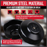 HORUSDY 30-Piece Oil Filter Socket Set, including Adaptors and Jaw Wrench, in Durable Storage Case for Efficient Auto Maintenance