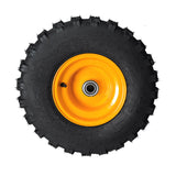 Durable 18" x 9.5 - 8" Inch Rear Wheel with Knobby Tyre for ATV Quad Buggy and Ride Mower featuring Sealed Wheel Ball Bearings and 25mm Bore Size