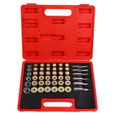 Versatile HORUSDY 114-Piece Oil Pan Thread Repair Kit, Ideal for Repairing Sump, Gearbox, and Differential Drain Plug Threads, Compatible with Multiple Vehicle Brands