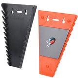 Durable HORUSDY Magnetic Wrench Organizers, 2-Pack, Capable of Holding 24 Wrenches, with Strong Rare-Earth Magnets