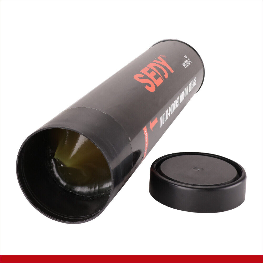 High-Performance 400g / 14.1oz Heavy Duty Grease Cartridge for Industrial Use - Resistant to Water Washout and Wear