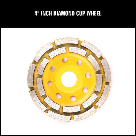 Heavy-Duty 115mm Diamond Concrete Grinding Cup Wheel Disc Segment for Precision Masonry and Granite Work