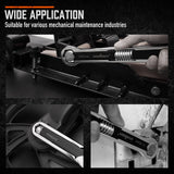 HORUSDY 2-Piece Universal Wrench Set, 8-inch and 10-inch, Adjustable for SAE and Metric Sizes, Full Steel with Mirror Polish Finish