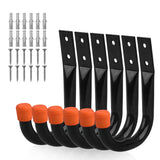 HORUSDY 6Pc Wall Mount Garage Hooks Set