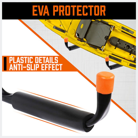 Set of 10 Heavy Duty Steel Wall Mount Hooks in Various Sizes for Garage and Utility Storage