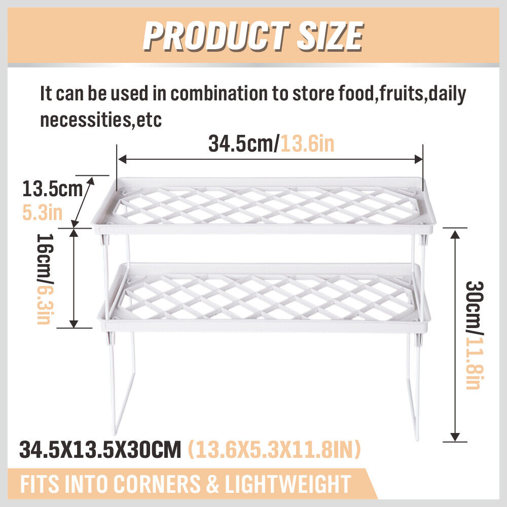 Stacking Stand for Kitchen Pantry Organization