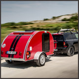 HORUSDY LED Trailer Tail Light Kit - Caravan Ute 7 Pin Flat Plug, Red & Yellow Lights