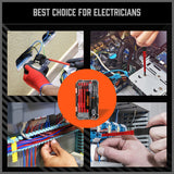 10-Piece Insulated Screwdriver Set for Electricians with Interchangeable Magnetic Tips and 1000V Safety Rating