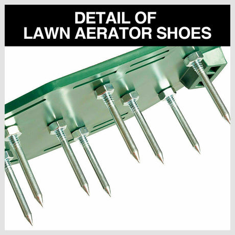Lawn Aerator Shoes with Spikes and Triple Strap Design for Garden Lawn Care
