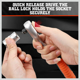 Versatile Ratchet Wrench Set for Tight Spaces with Easy-to-Use Quick Release Feature