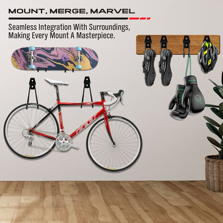 Sturdy and Durable SEDY Garage Wall Hooks in Stainless Steel for Tool Organization