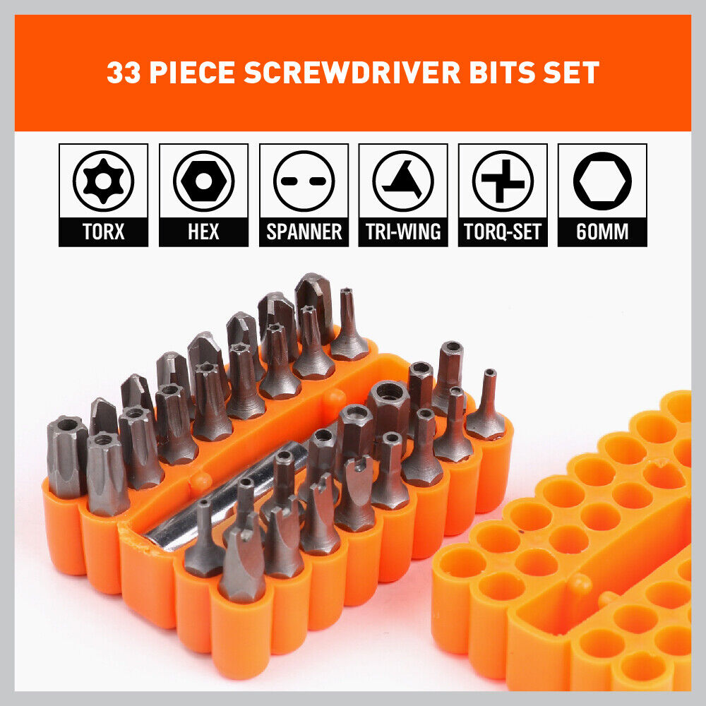 Comprehensive 83-Piece Magnetic Screwdriver Bit Set - Includes Security Bits, Ratchet Screwdriver, and Sockets for Versatile Use