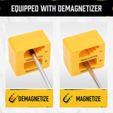 HORUSDY 13-Piece Magnetic Torx Screwdriver Set, T5-T40 Star Sizes, with Chromium Molybdenum Vanadium Steel and Magnetizer Demagnetizer Tool