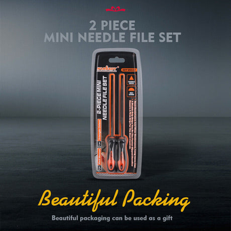 HORUSDY 2 Mini Steel Files for Hardwood Processing, Deburring, Polishing in Carpentry and Wood Carving