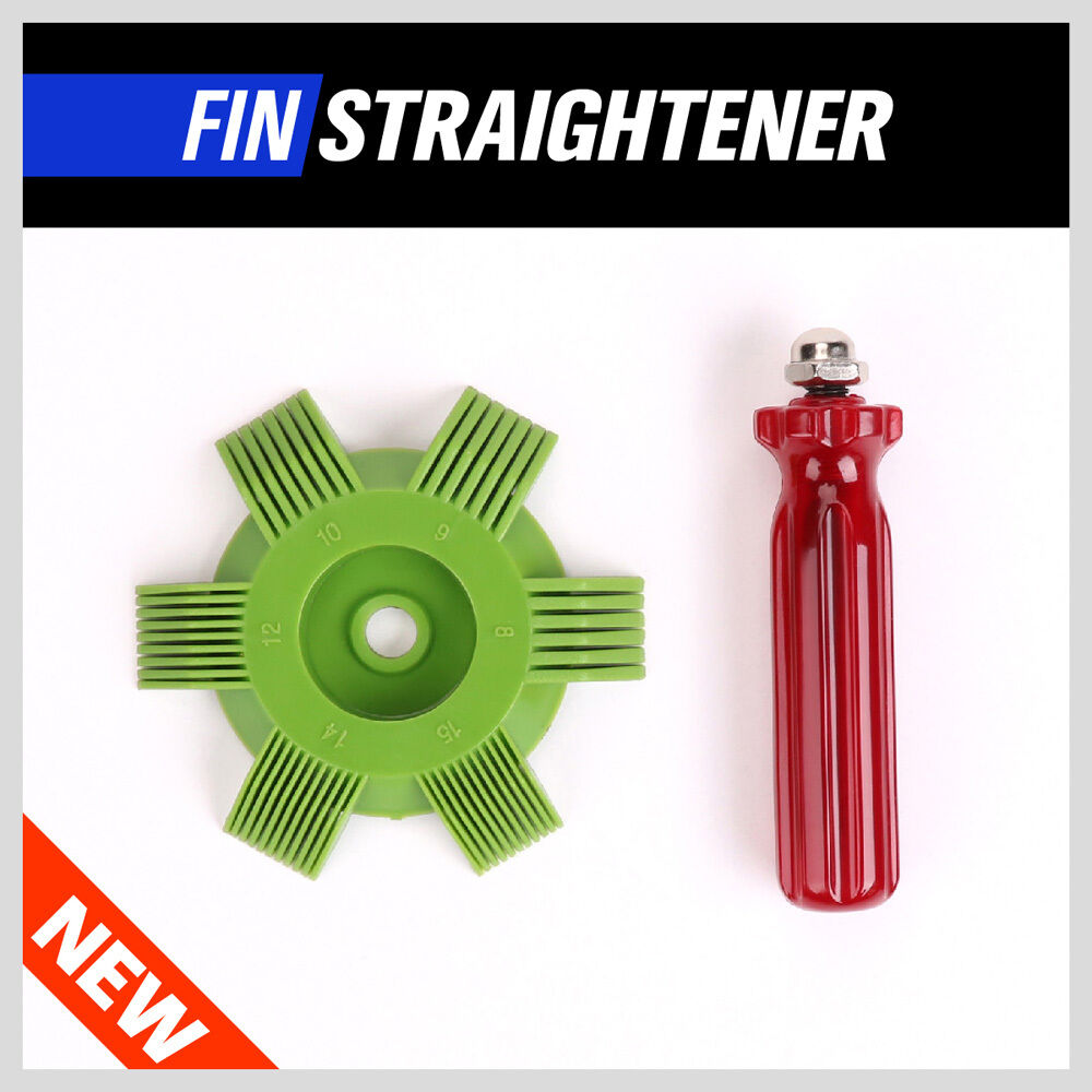 Multi-Use 6-in-1 Fin Comb Straightener Tool for HVAC, Automotive A/C, Radiators - Effective for 8-15mm Fins