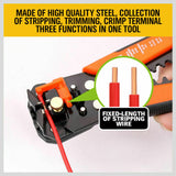 Electrical Wire Connectors Kit featuring 400 assorted terminals with Cable Crimper and Stripper Tool for various electrical projects