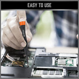 6Pc Precision Screwdriver Kit for Electronic Repairs - Includes Phillips & Slotted Drivers with Magnetic Tips and Storage Case