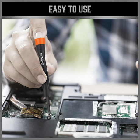 6Pc Precision Screwdriver Kit for Electronic Repairs - Includes Phillips & Slotted Drivers with Magnetic Tips and Storage Case