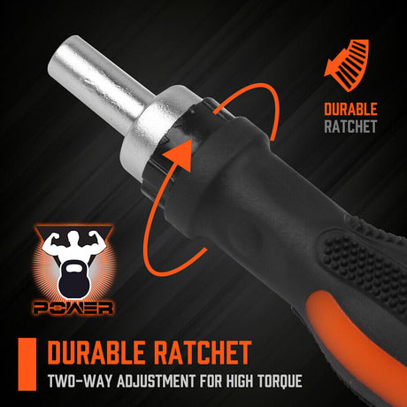 HORUSDY 19 Pcs Precision Screwdriver Set with Ratchet Driver, Multiple Bits (Slot, Torx, Phillips, Hex), Flexible Shaft, Non-slip Rubber Handle, Ideal for Detailed Repairs