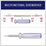 Durable 12-Piece Screwdriver Set with Double-Sided Bits Made from Chrome Vanadium Molybdenum Steel