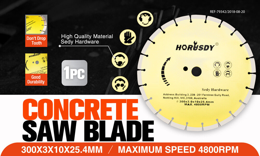 High-Quality 300mm Diamond Concrete Saw Blade for Efficient Masonry Cutting