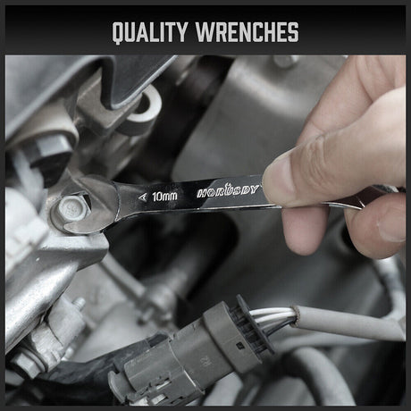 Super Thin 18-Piece Wrench Set with Pouch