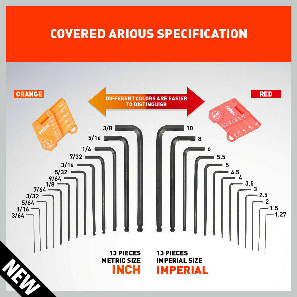 Long arm design provides extra reach and greater torque.