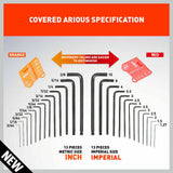 Long arm design provides extra reach and greater torque.